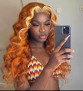 AMÉRA™ Copper Blonde Body Wave 13×4 Frontal Weave