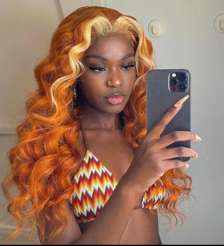 AMÉRA™ Copper Blonde Body Wave 13×4 Frontal Weave