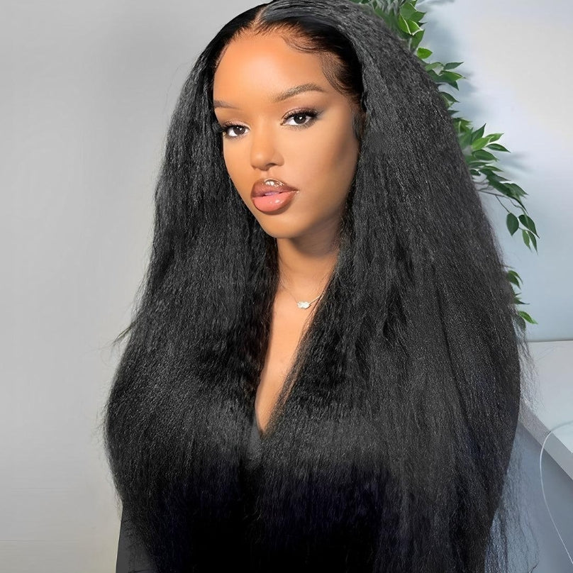 AMÉRA™ Kinky Straight 13×4 Frontal Weave